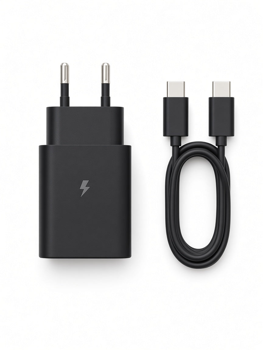 Chargeur Rapide 25W PD – Compatible avec les téléphones Samsung