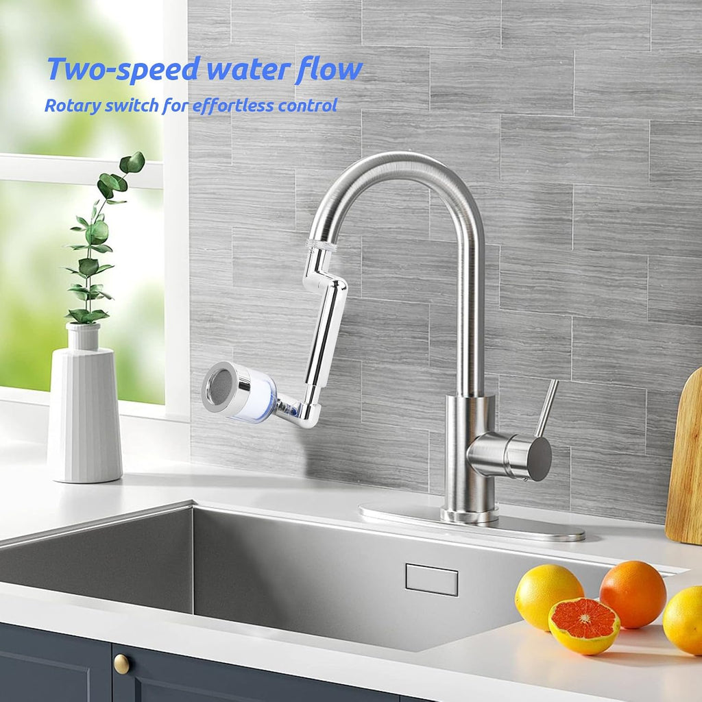 💧 RALLONGE METALIQUE DE ROBINET PIVOTANTE 1080° 🚰