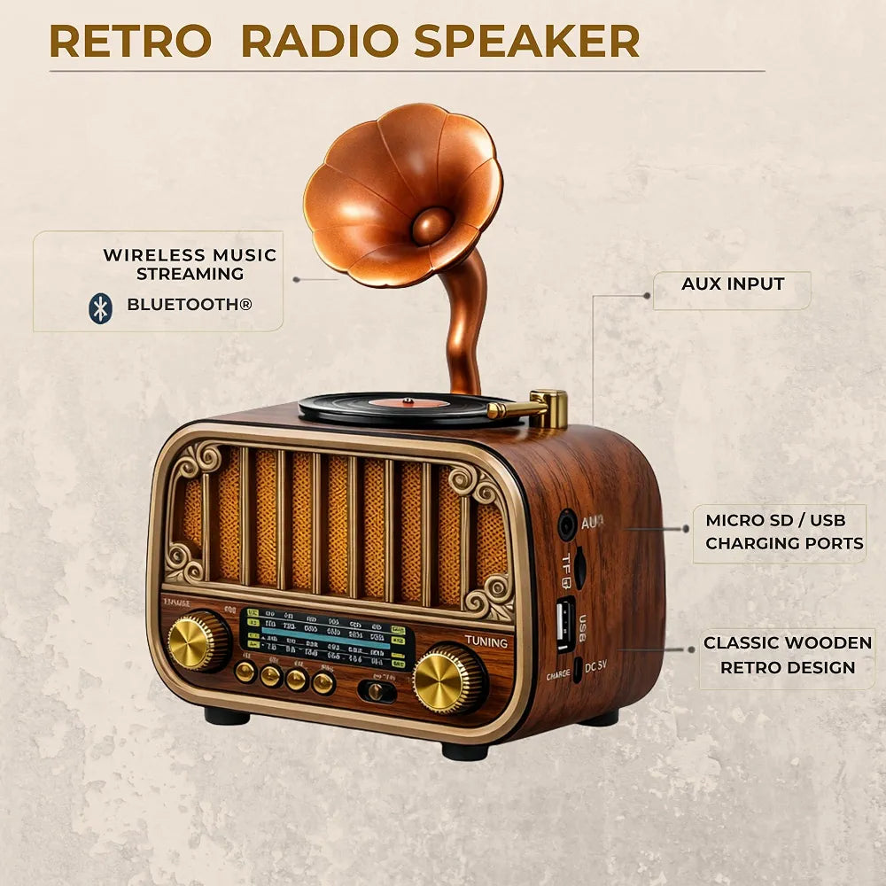 📻 Radio FM Rétro – Le charme du vintage, la technologie d’aujourd’hui ! ✨