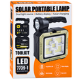 ☀️ LAMPE SOLAIRE PORTABLE MULTIFONCTION – LED 7739-L 🔦