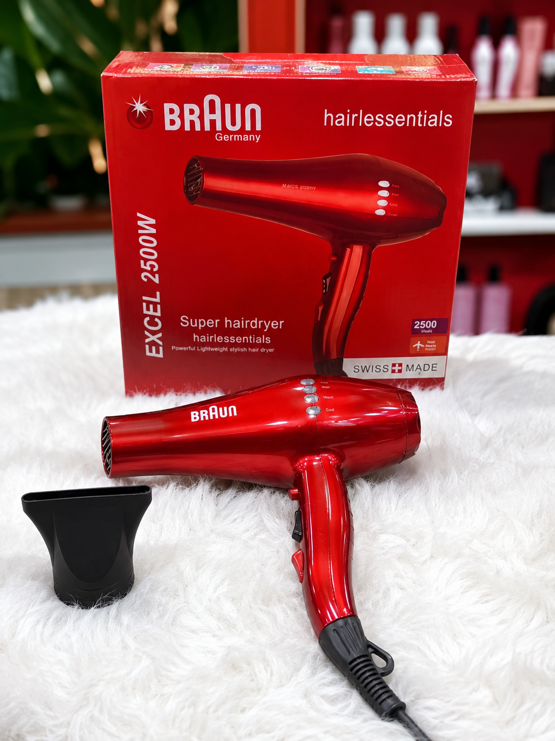 💇‍♀️ Séchoir professionnel BRAUN – 2500W