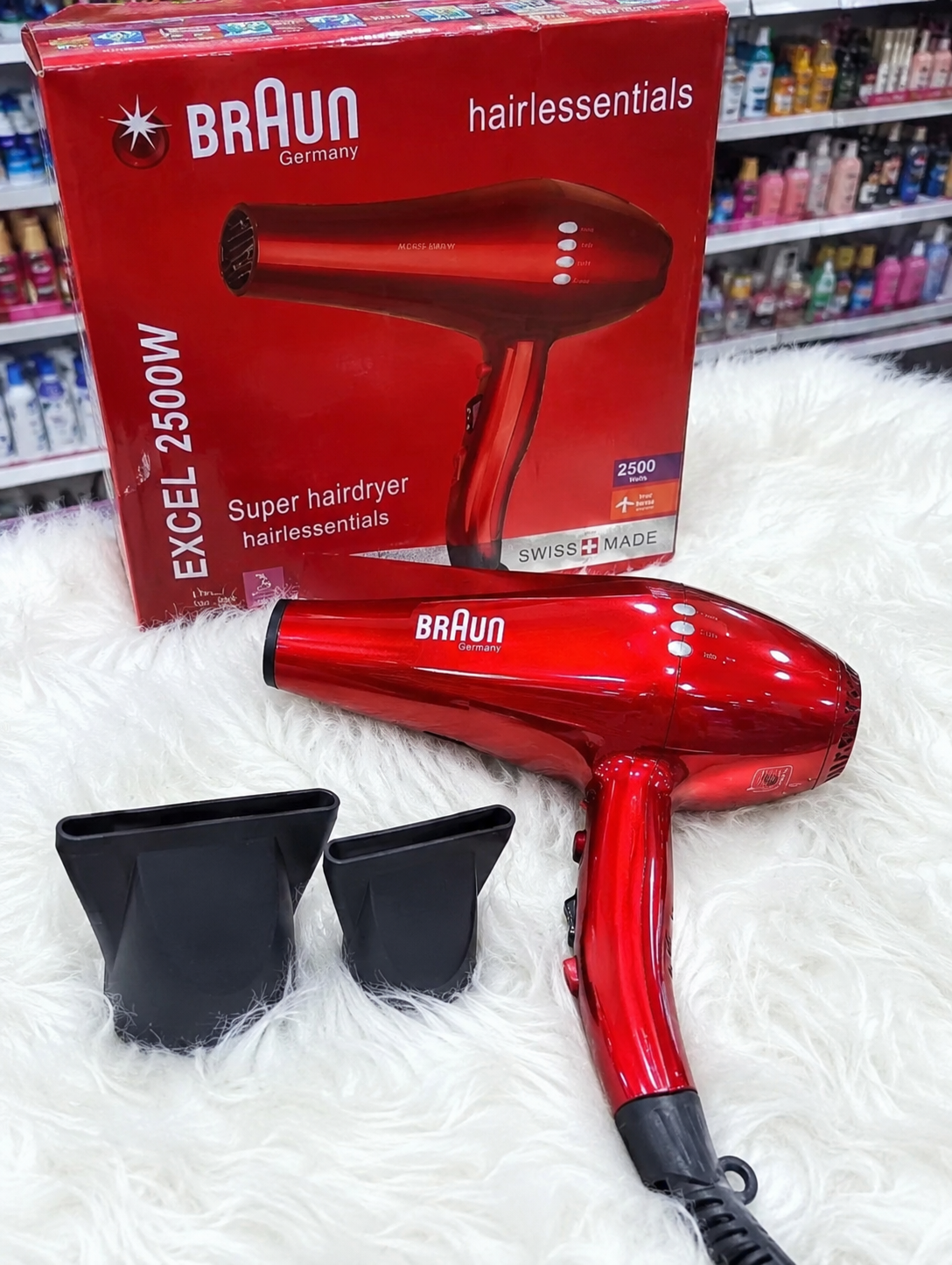 💇‍♀️ Séchoir professionnel BRAUN – 2500W
